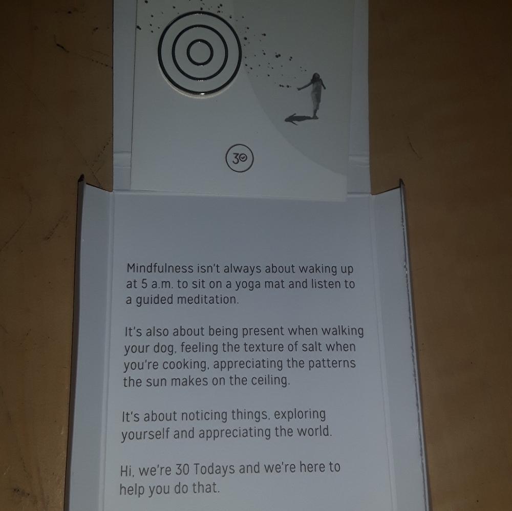 🍃 3 for 36 - NIB Mindfulness Reminder Pin - Picture 3 of 5